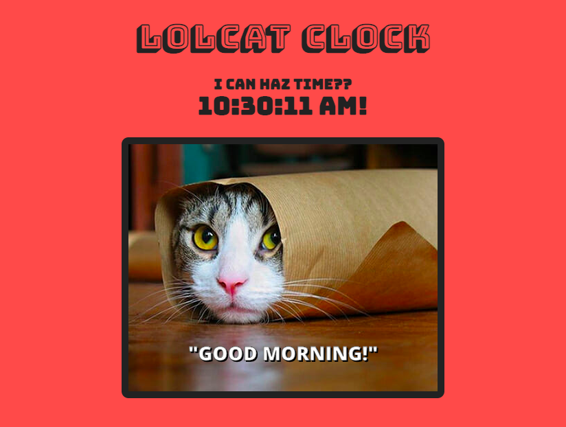 LOL Cat clock thumbnail