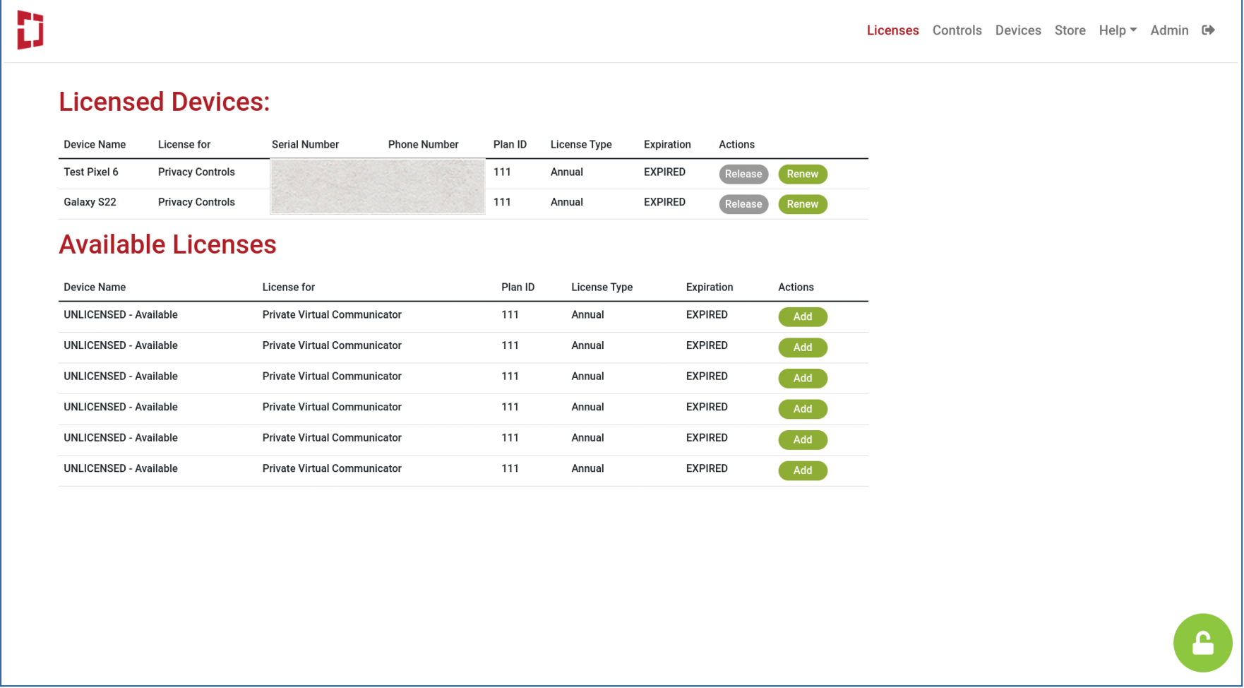 OGA Member Portal Screenshot